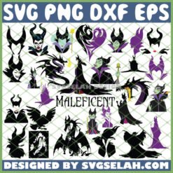 maleficent svg bundle png dxf eps design cut files image clipart by SvgSelah
