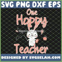 one hoppy easter teacher kindergarten preschool svg png dxf eps design cut files image clipart by SvgSelah