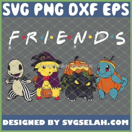 Pokemon Best Fiends Tv Show Horror Movies Halloween SVG PNG DXF EPS 1