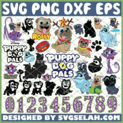 puppy dog pals svg bundle png dxf eps design cut files image clipart by SvgSelah