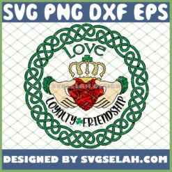 queen love loyalty friendship irish claddagh svg png dxf eps design cut files image clipart by SvgSelah