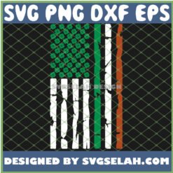 saint patrick8217s day distressed usa irish flag svg png dxf eps design cut files image clipart by SvgSelah