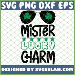 saint patrick8217s day eyeglass with three leaf clover mister mr lucky charm svg png dxf eps design cut files image clipart by SvgSelah