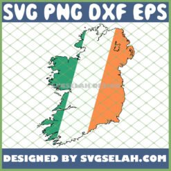 saint patrick8217s day flag ireland outline svg png dxf eps design cut files image clipart by SvgSelah
