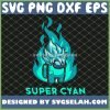 Imposter Songoku Among Us Super Cyan SVG PNG DXF EPS 1