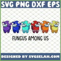 mushroom dwarf among us svg fungus among us svg png dxf eps design cut files image clipart by SvgSelah