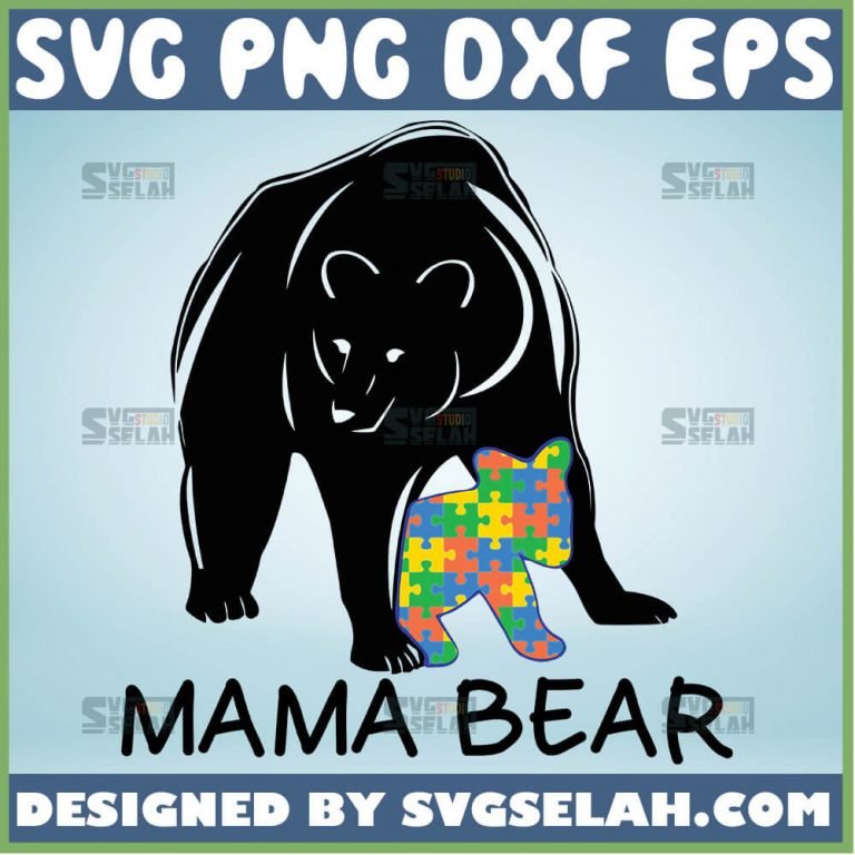 Free Free Mama Bear Autism Svg 466 SVG PNG EPS DXF File
