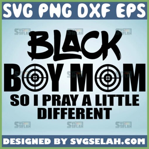 Black Boy Mom So I Pray A Little Different Svg Boy Mama Svg Praying Mama Svg 1
