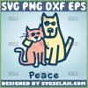 Cat Mom Dog Mom Peace Together SVG, Dog And Cat Mom SVG, Cat Mama SVG, Dog Mama SVG File For Cricut PNG DXF EPS - SVG Selah