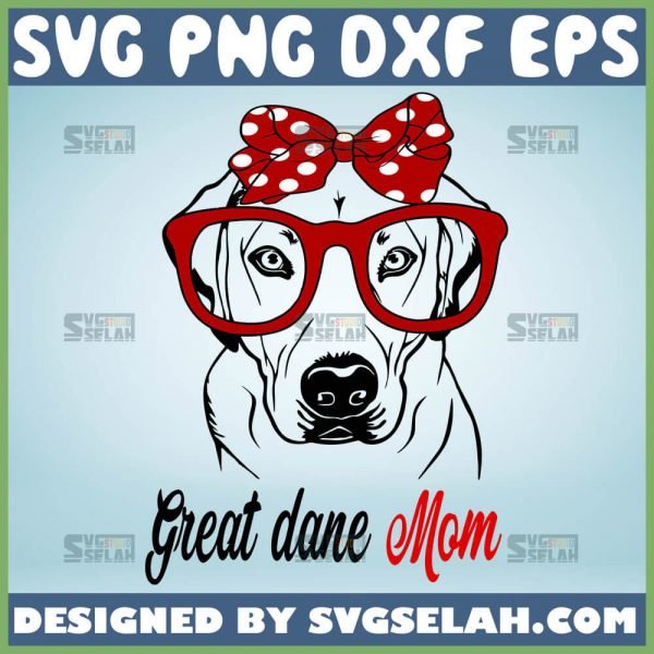 Golden Retriever Great Dane Mom Svg 1