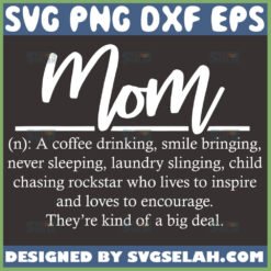 Mom Coffee Drinking Smile Bringing Svg Mother Definition Svg 1