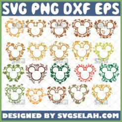 animal kingdom svg bundle disney safari svg monogram file for cricut png dxf eps by SvgSelah