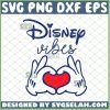 Disney Vibes Svg Mickey Mouse Hands Heart Svg 1 