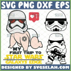 star wars baby stormtrooper svg bundle file for cricut png dxf eps by SvgSelah