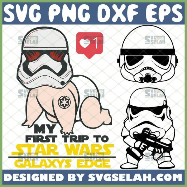 Star Wars Baby Stormtrooper Svg Bundle 1 