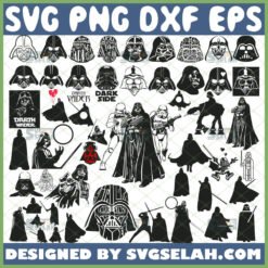 star wars darth vader svg bundle file for cricut png dxf eps by SvgSelah