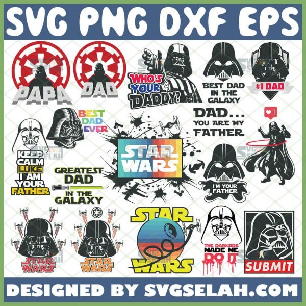 Star Wars Father'S Day SVG File For Cricut PNG DXF EPS - SVG Selah