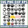 star wars logo svg bundle symbols svg file for cricut png dxf eps by SvgSelah
