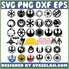 Star Wars Logo Svg Bundle Symbols Svg 1 