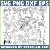 Toy Story Outline SVG Bundle File For Cricut PNG DXF EPS - SVG Selah