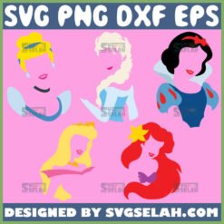 princess hair svg with no face 8211 disney file for cricut png dxf eps by SvgSelah