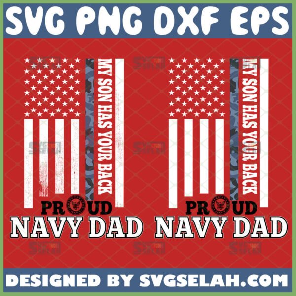 proud navy dad svg fathers day diy gift ideas for military