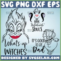 ursula svg bundle 8211 the little mermaid files for cricut png dxf eps by SvgSelah