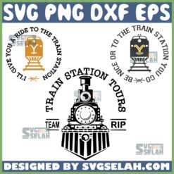 yellowstone train station svg