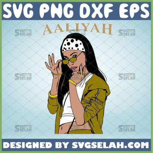 aaliyah svg aaliyah haughton american singer friend of dmx rapper