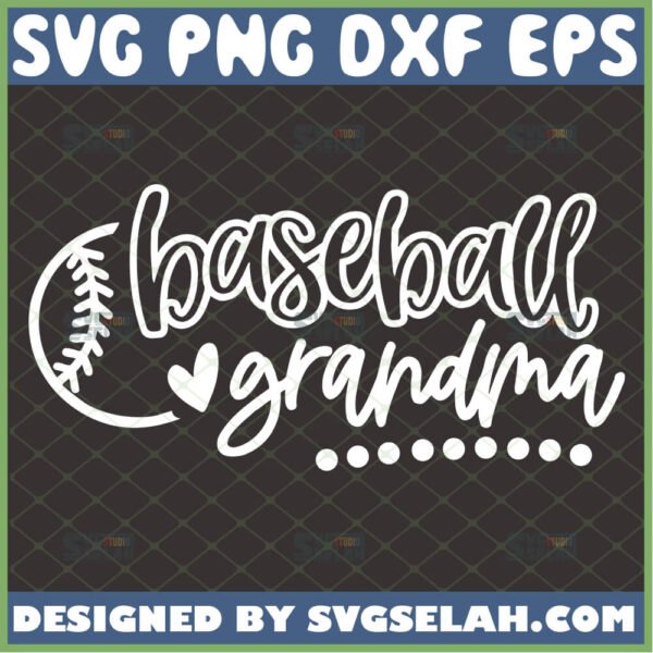 baseball grandma svg nana svg sports cricut gifts for fans