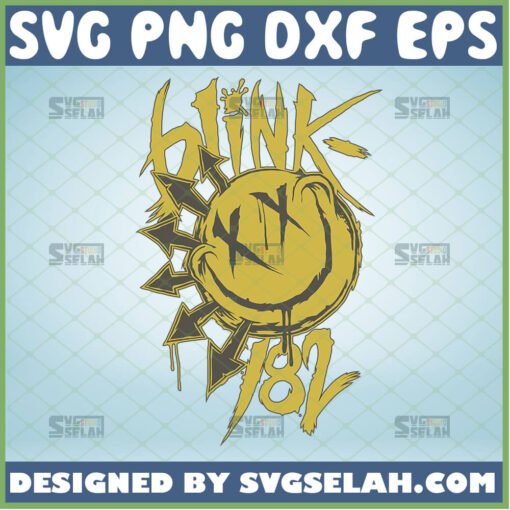 blink 182 svg rock band gifts