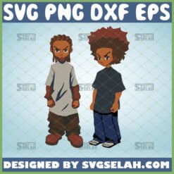 boondocks svg huey freeman riley freeman american animated sitcom tv show svg