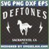 deftones band logo svg white pony shirt svg