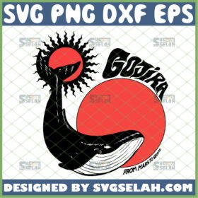 gojira svg sun moon from mars to sirius whale flying svg