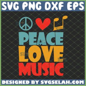 Free Free 51 Peace Love Rock And Roll Svg SVG PNG EPS DXF File