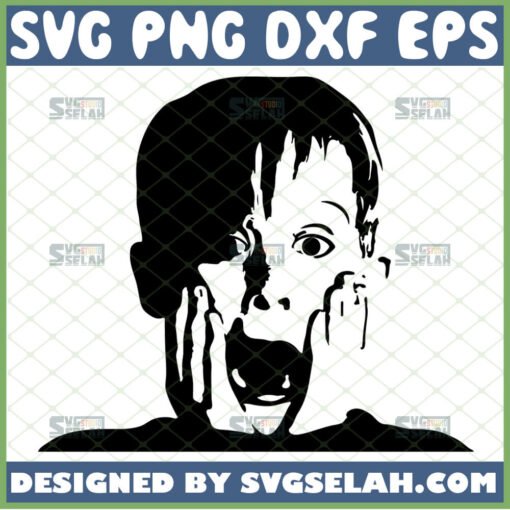 home alone svg kevin mccallister silhouette svg christmas gifts
