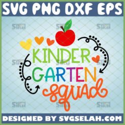 kindergarten squad svg team kindergarten shirt svg