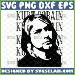 kurt cobain svg nirvana rock band gifts by SvgSelah