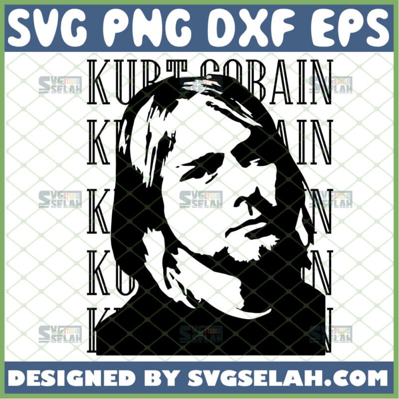 Kurt Cobain SVG | Nirvana Grunge Icon Digital File for Cricut