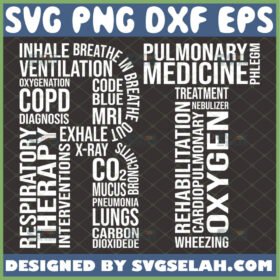 rt svg respiratory therapist svg therapy word art svg health care cardiologist gifts
