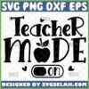 teacher mode on svg teacher appreciation gifts