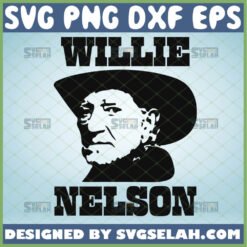 willie nelson cowboy svg by SvgSelah