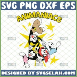 animaniacs svg funny yakko wakko and dot warner holding hand svg cartoon animated musical tv show inspired