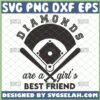 diamonds are a girls best friend svg baseball shirt ideas