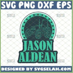 jason aldean big green tractor svg by SvgSelah