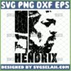 Jimi Hendrix SVG Distressed Silhouette Files, American Musician SVG - SVG Selah