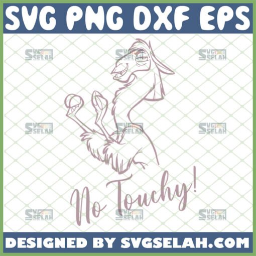 kuzco no touchy svg the emperors new groove svg llama disney shirt ideas