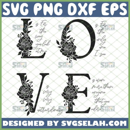 l o v e l is for the way you look at me svg