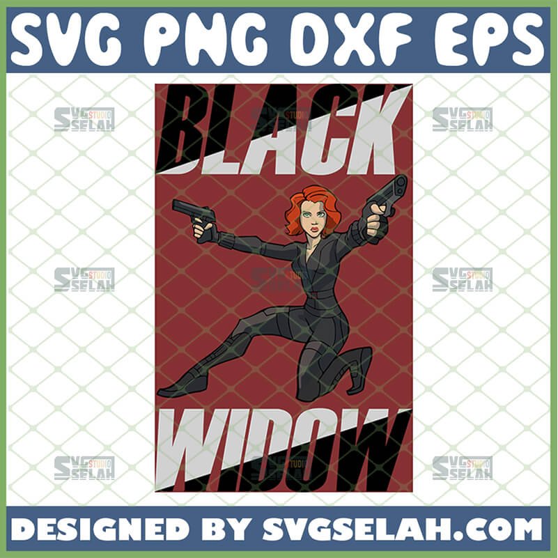Natasha Romanoff Black Widow Svg Avengers Marvel Ts Svg Selah