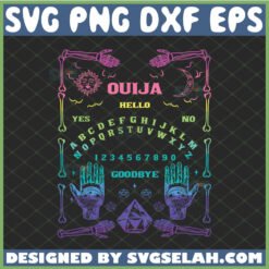 ouija hello goth witchcraft svg